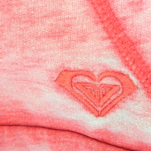 Roxy Women (Size M) Long  V-Neck Hoodie/Sweatshirt With Ravelled Drawstring Ties - Picture 5 of 16